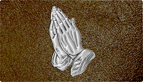 DNSEMP-C-516-GD-SH-BR Empire Corner Silver Hands Shim Brown